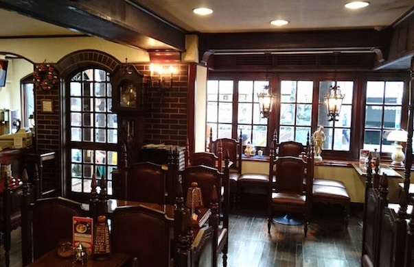 数々のドラマの撮影地として使われているという某喫茶店