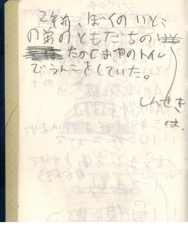 中学時代の筆者が生徒手帳に書いていた内容（その2）