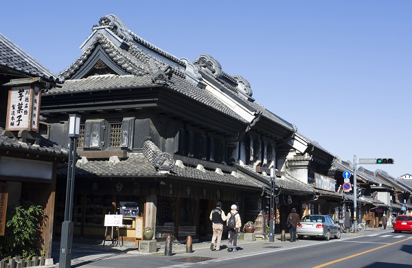 蔵造りの街並みが残る川越