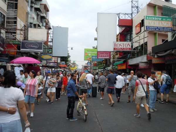 タイなど東南アジアで日本人観光客への評価が変化してきているという（筆者撮影）