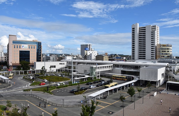 再開発で整備された辻堂駅北口