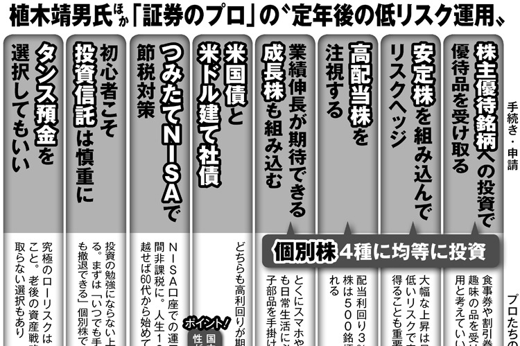 老後資産防衛　元証券マンが指南する4分野への分散投資