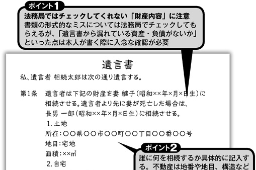 遺言保管制度が新設　自筆証書遺言に書くべき4つのポイント