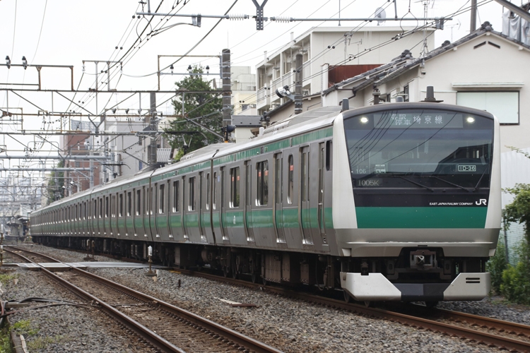 埼玉から東京へのアクセスの要（JR埼京線）