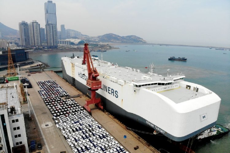 中国からの自動車輸出も再開へ（江蘇省・連雲港市Getty Images）