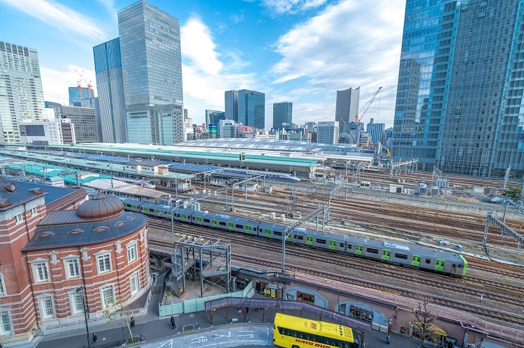  “東京の玄関”である東京駅には様々な路線が通っている