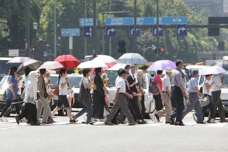 昨年は9月に入っても猛暑が続いた（2019年、写真／時事通信フォト）