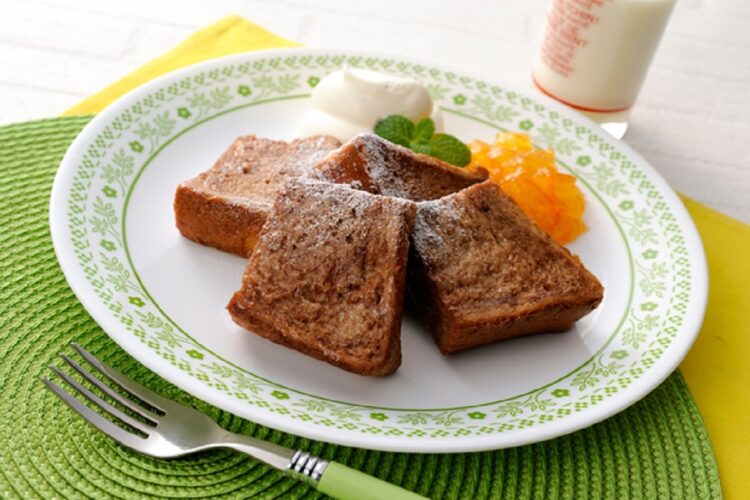 アレンジレシピの「フレンチトースト“ミロ”風味」（写真はネスレ日本のホームページより）