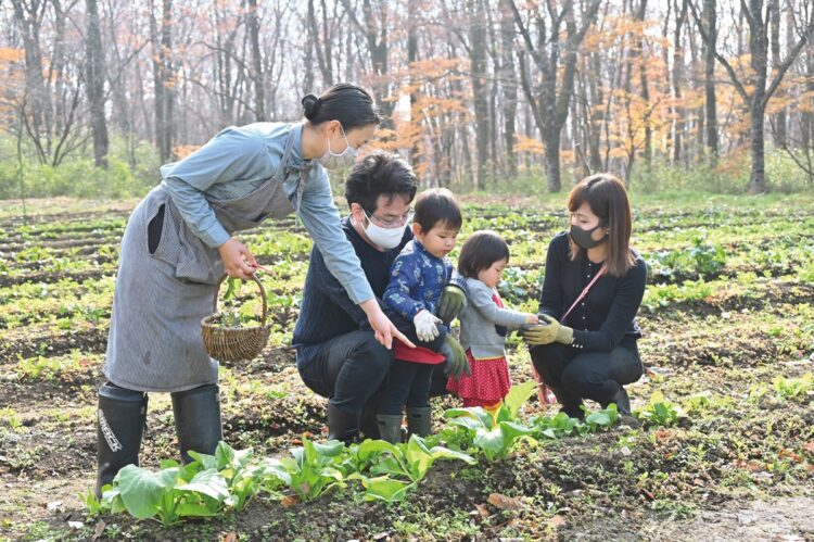 リゾナーレ那須のコンセプトは日本初の「アグリツーリズモリゾート」。敷地内の畑で農業体験のできるアクティビティも充実している（撮影／太田真三）