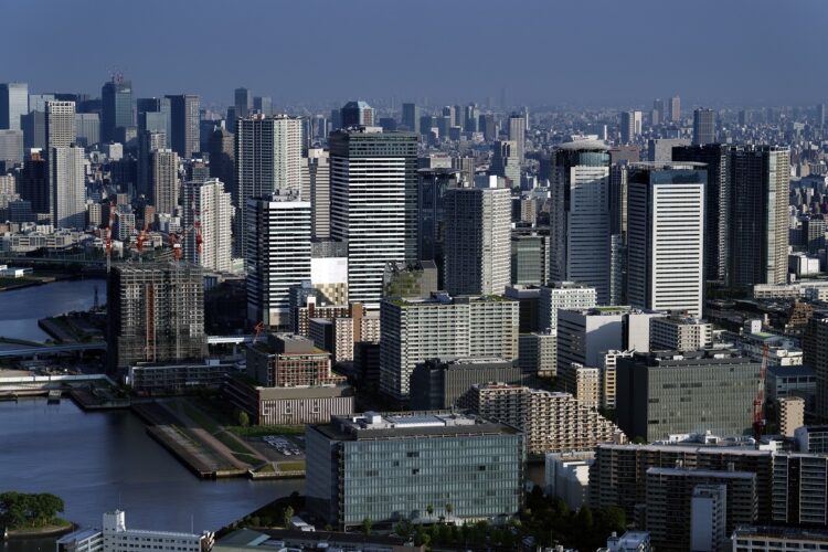 都市計画区域に指定され人気エリアになった豊洲の街並み（写真／時事通信フォト）