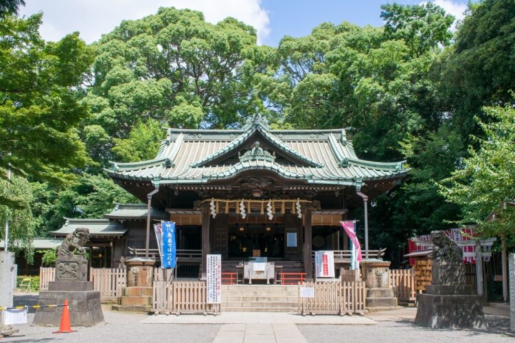 代々木八幡の駅名の元となった「代々木八幡宮」