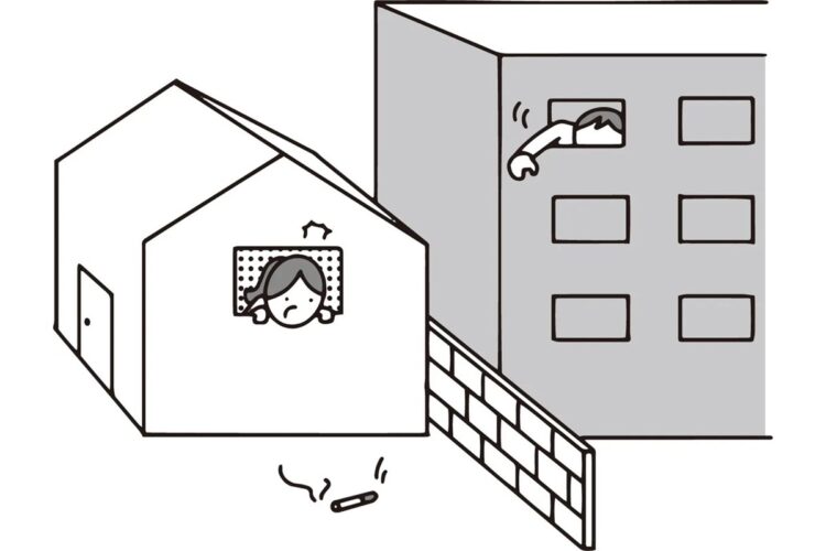 マンションの管理会社に苦情を入れても改善されない…（イラスト／大野文彰）