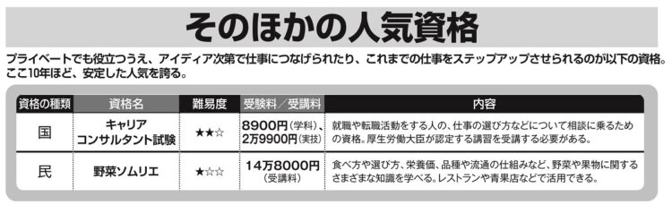 ここ10年ほど安定した人気を誇る資格2