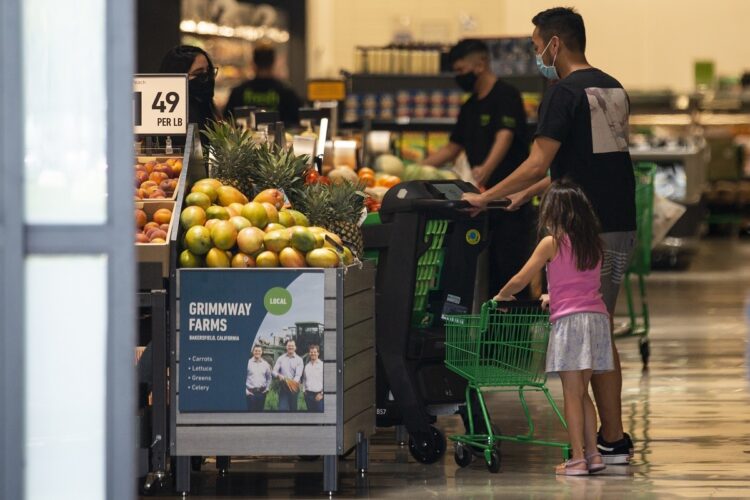 経済活動が再開するにつれて米国の物価も大幅に上昇（写真／EPA＝時事）