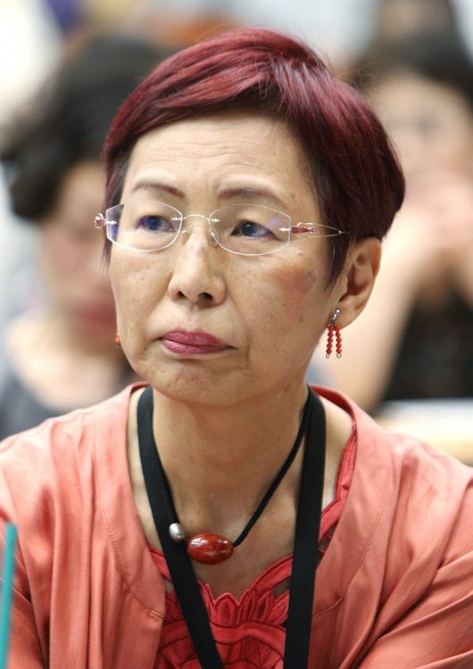社会学者の上野千鶴子さん（時事通信フォト）