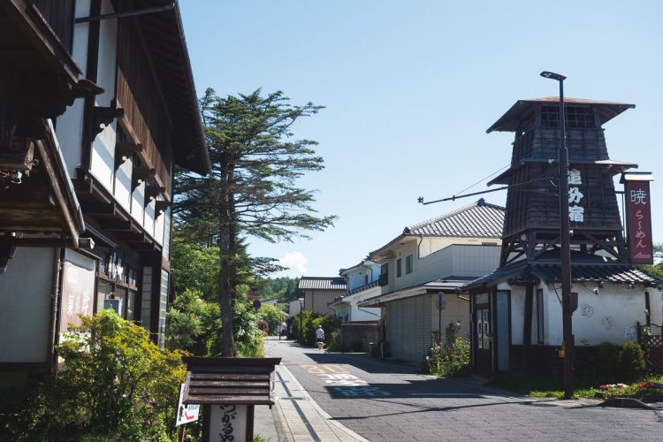 軽井沢散策の定番『追分宿』（撮影／佐藤敏和）