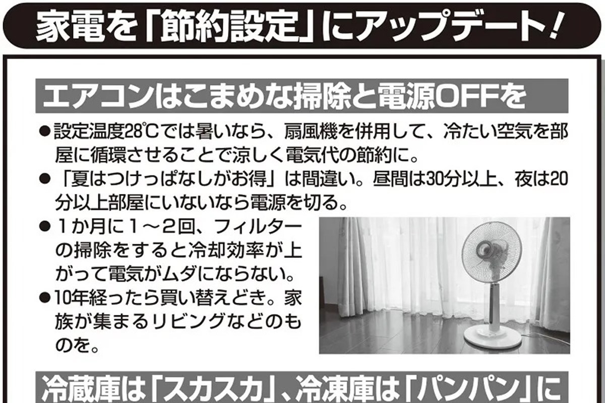 光熱費と食費の節約術 冷蔵庫はスカスカ 冷凍庫はパンパンが節電のコツ マネーポストweb