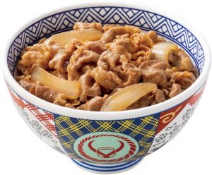 牛肉とたまねぎだけを使った『吉野家』の牛丼並盛りは定番