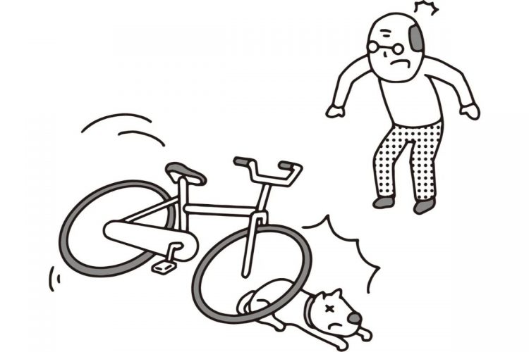 駐輪場の自転車が強風で倒れて犬が怪我　治療費請求されたら支払うべき？