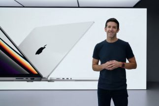 Appleから発売された新しい「Macbook Pro」（AFP=時事）