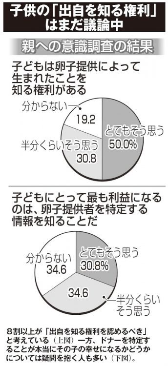 子供の「出自を知る権利」はまだ議論中（提供／共同通信社）