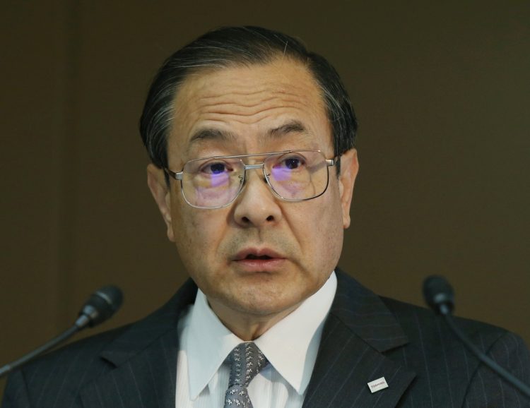 室町正志・元社長（在任期間2015年7月 ～2016年6月／時事通信フォト）