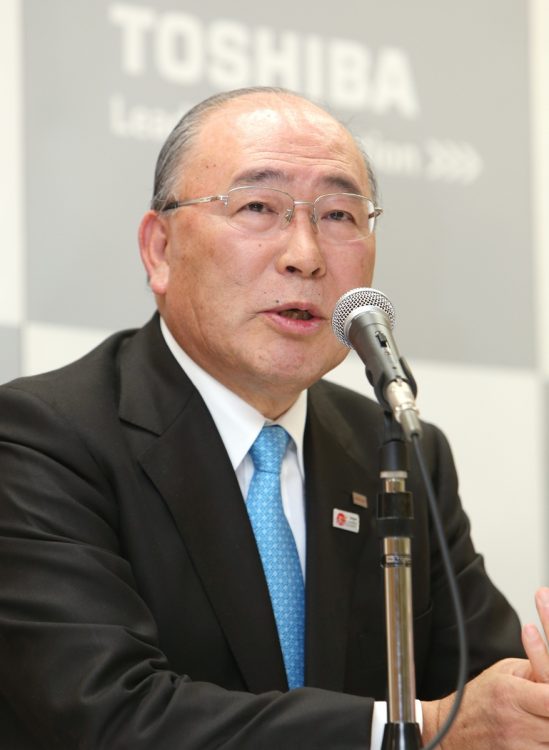 故・西田厚聰元社長（在任期間2005年6月～2009年6月／時事通信フォト）