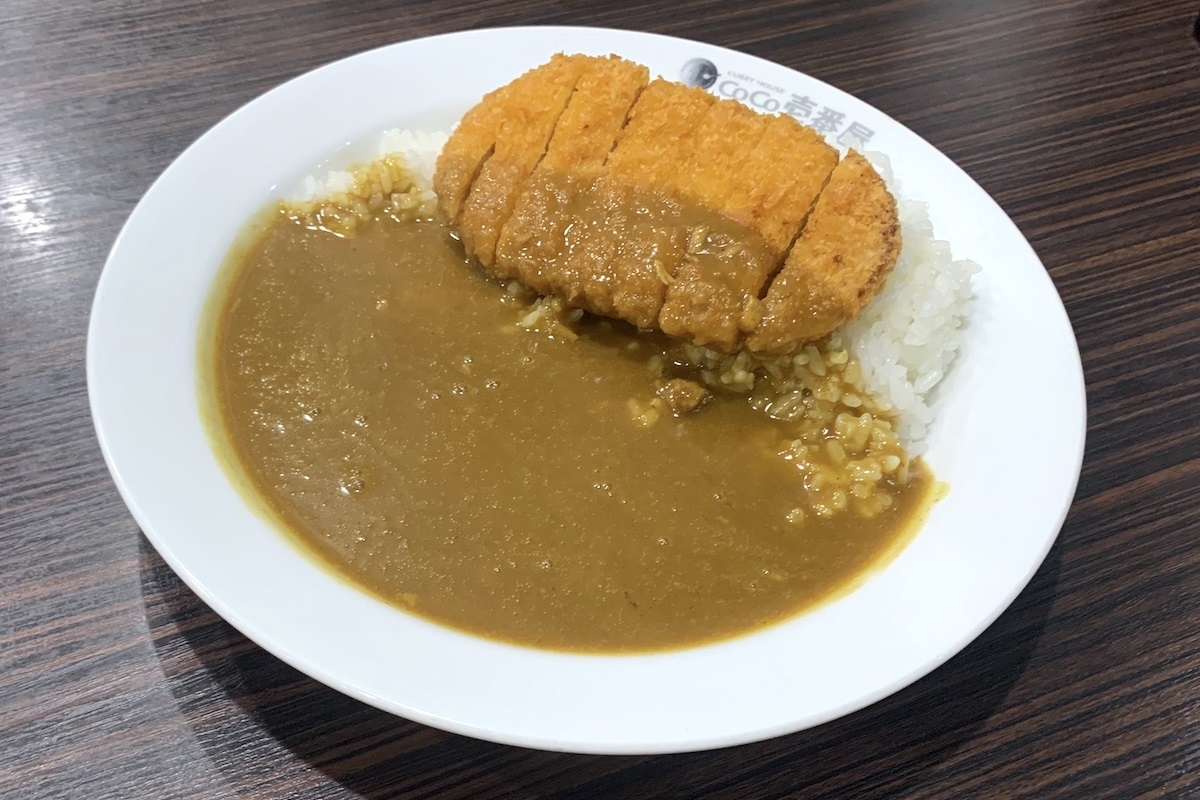 CoCo壱番屋の『ロースカツカレー』（809円）