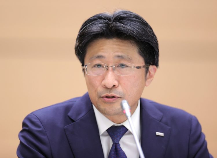 みずほFGの新社長・木原正裕氏（時事通信フォト）