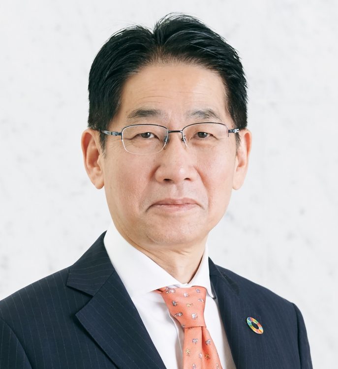 NEC社長・森田隆之氏（時事通信フォト）