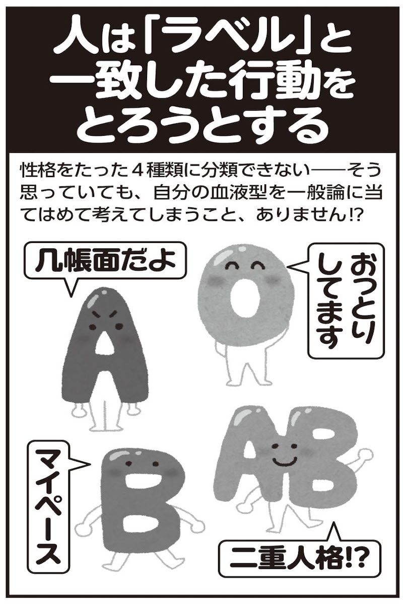 あるレッテルを貼られると、その通りの自分でいるべきだと思い込むようになる「ラベリング効果」