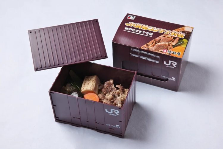 今年の元日に発売され、一時販売休止になるほど人気化した「JR貨物コンテナ弁当 神戸のすきやき編」