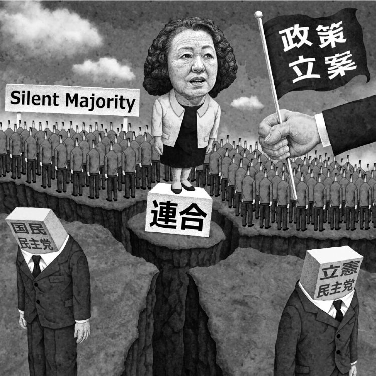 日本最大の労働組合「連合」はサイレント・マジョリティの受け皿になれるか（イラスト／井川泰年）