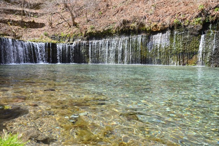 軽井沢「白糸の滝」