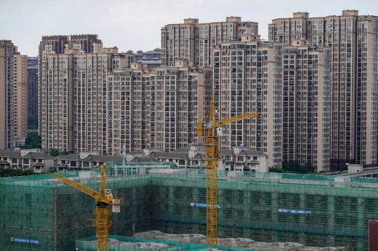 中国の不動産バブル崩壊は現実のものとなるのか（中国・江蘇省。Getty Images）