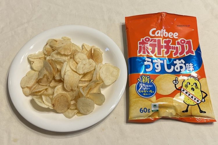 6月から値上がりするカルビーの『ポテトチップス うすしお味 60g』