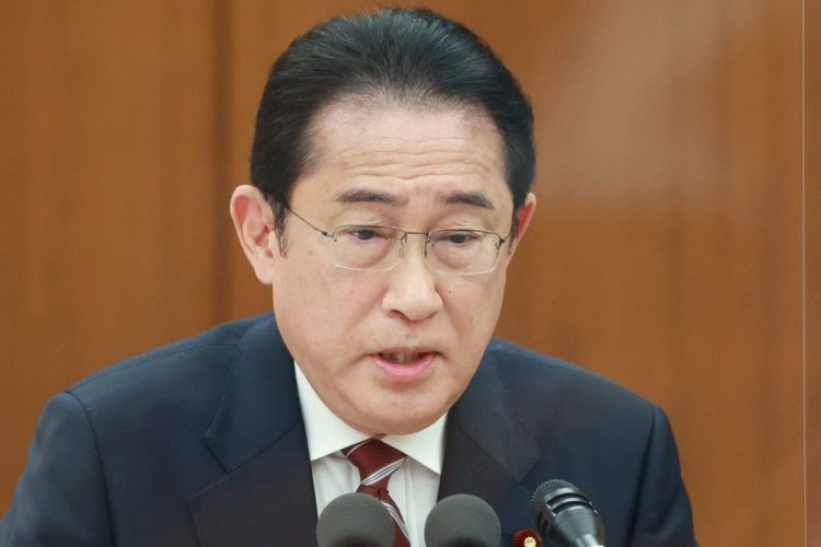 「異次元の少子化対策」を政策の柱に据えている岸田文雄・首相（時事通信フォト）