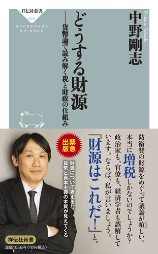 『どうする財源――貨幣論で読み解く税と財政の仕組み』（祥伝社新書）