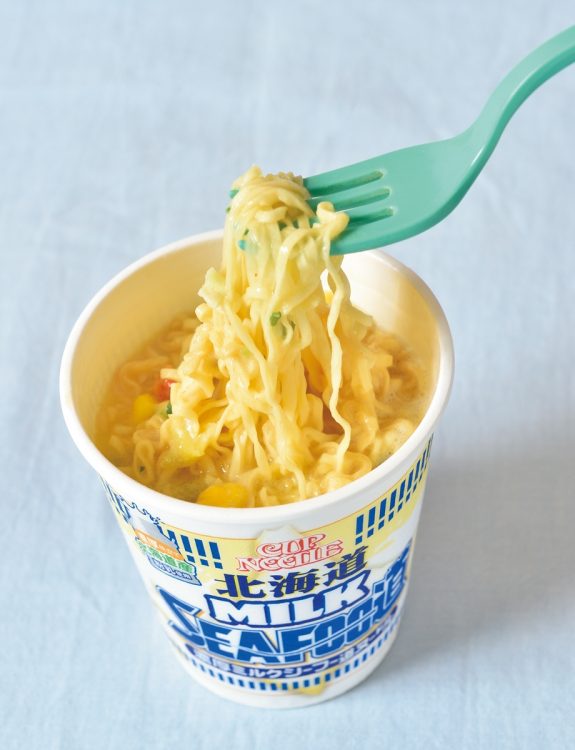 カップラーメン「シーフード」部門で1位に輝いた『カップヌードル 北海道濃厚ミルク シーフー道ヌードル』