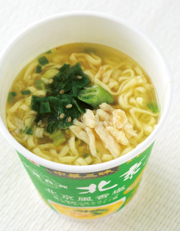 カップラーメン「しお」部門で1位に輝いた『中華三昧タテ型』