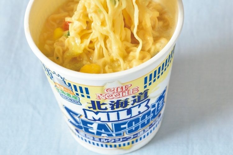 カップラーメン「シーフード」部門で1位に輝いた『カップヌードル 北海道濃厚ミルク シーフー道ヌードル』