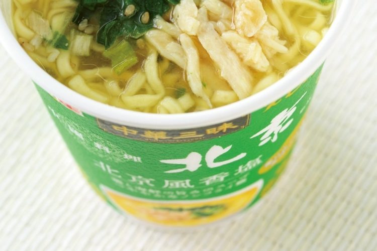 カップラーメン「しお」部門で1位に輝いた『中華三昧タテ型』