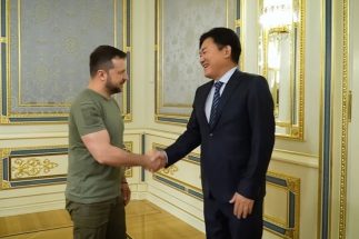 【密着ルポ】楽天・三木谷浩史社長のキーウ訪問　ゼレンスキー大統領は楽天モバイルの「完全仮想化」技術に強い関心