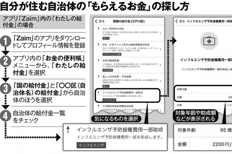 自分が住む自治体の「もらえるお金」の探し方