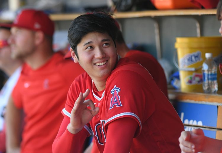 大谷翔平にはエンゼルスの「赤」のイメージが定着しているが…（Getty Images）