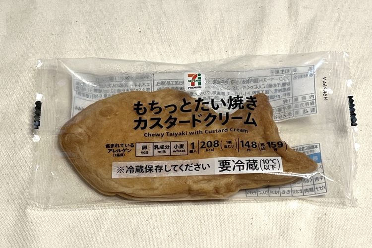 セブン-イレブン『もちっとたい焼きカスタードクリーム』。159円