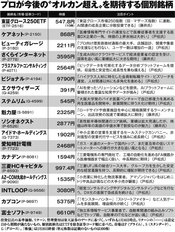 新NISA「成長投資枠」で狙いたい大化け期待銘柄