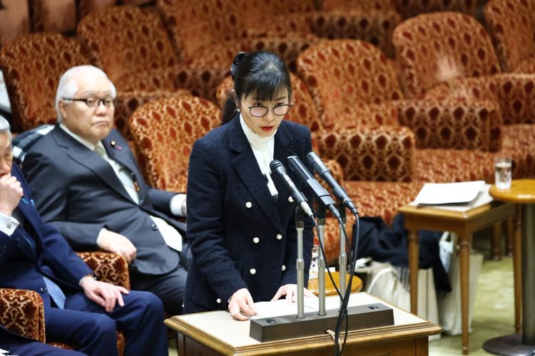 答弁でもしどろもどろだった少子化対策担当大臣・加藤鮎子氏（時事通信フォト）