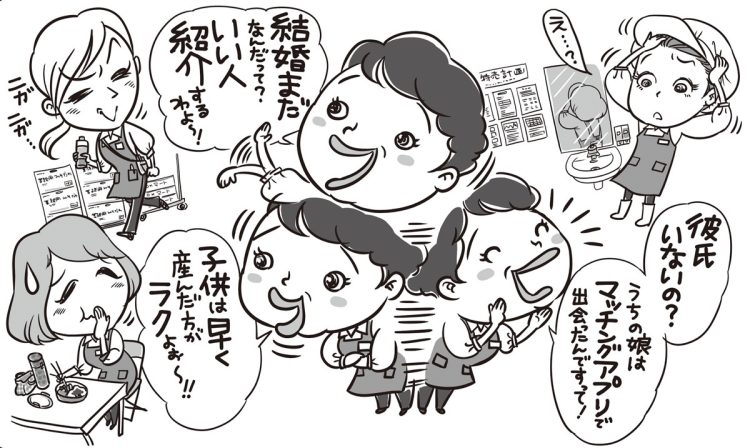 かつては“当たり前”だった言動が今では軒並みNGに（イラスト／地獄カレー）