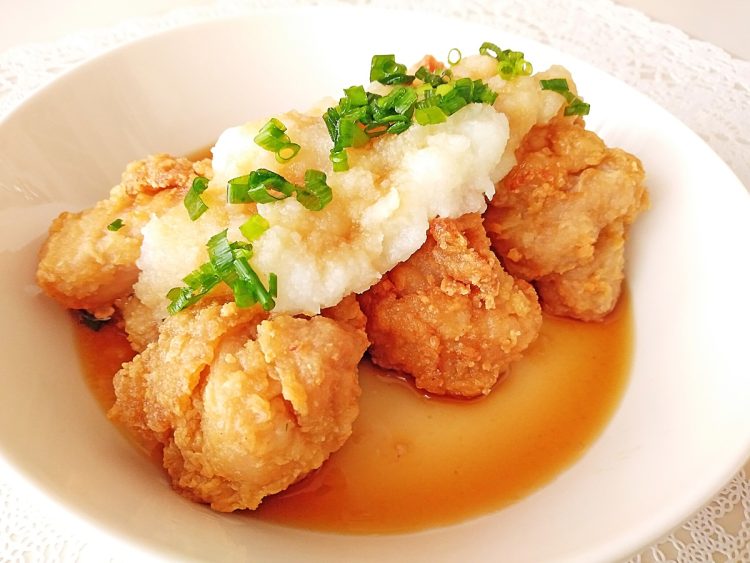 から揚げもポン酢しょうゆで